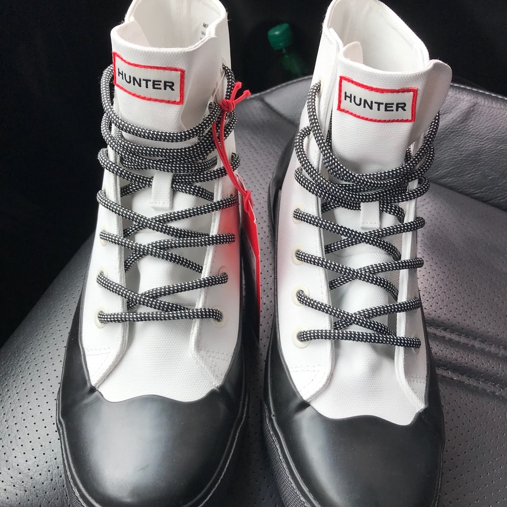 HUNTER CANVAS HIGH TOP SNEAKERS!!!